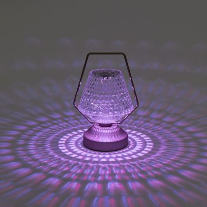 Lampă LED RGB reîncărcabilă dimabilă de masă Aigostar LED/1W/5V 1800mAh 20 cm + telecomandă