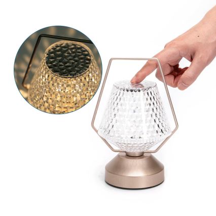 Lampă LED RGB reîncărcabilă dimabilă de masă Aigostar LED/1W/5V 1800mAh 20 cm + telecomandă