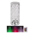 Lampă LED RGB reîncărcabilă dimabilă de masă SIGGY LED/1,5W/3,7V 800 mAh Rabalux 76015