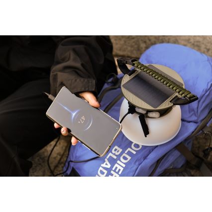 Lampă LED RGB solară portabilă reîncărcabilă cu bandă LED/10W/5V 3600 mAh IP65 3600 mAh