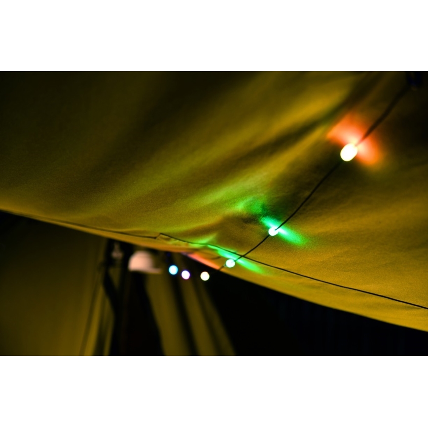 Lampă LED RGB solară portabilă reîncărcabilă cu bandă LED/10W/5V 3600 mAh IP65 3600 mAh