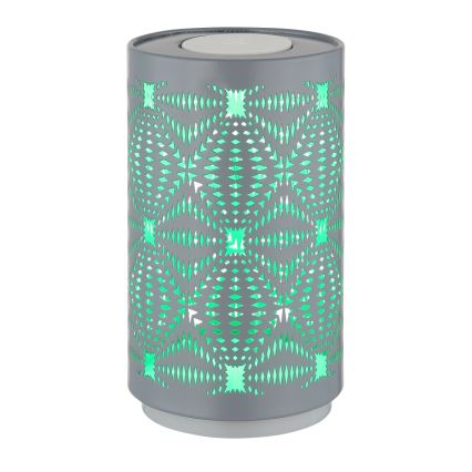 Lampă LED RGB tactilă reîncărcabilă de masă Globo LED/1W/5V 500 mAh gri