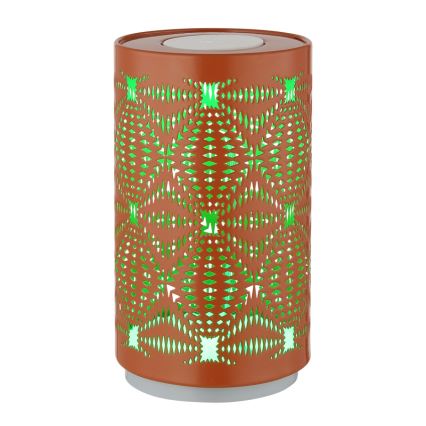 Lampă LED RGB tactilă reîncărcabilă de masă Globo LED/1W/5V 500 mAh cupru