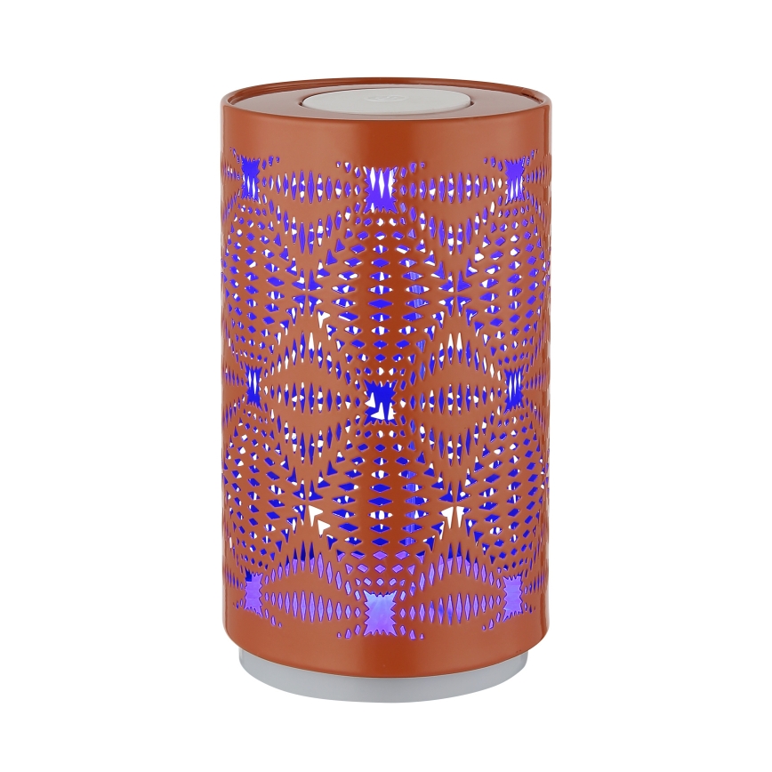 Lampă LED RGB tactilă reîncărcabilă de masă Globo LED/1W/5V 500 mAh cupru