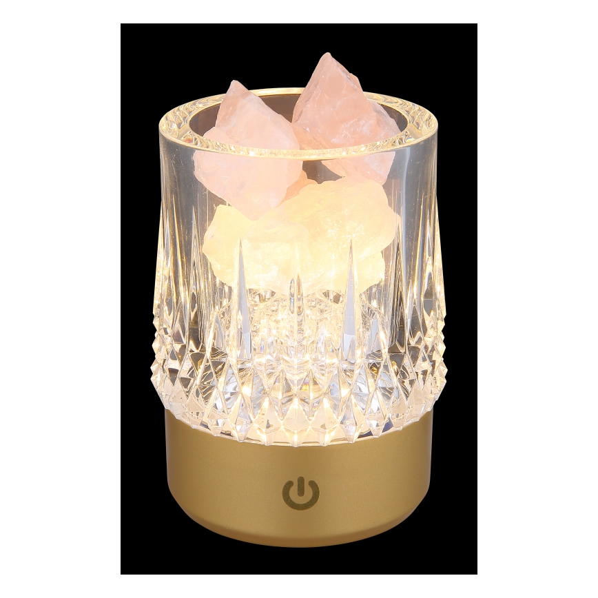 Lampă LED tactilă dimabilă de masă Globo LED/1W/5V 3000K 1200 mAh auriu