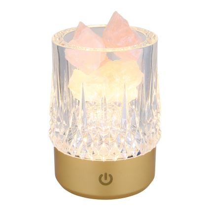 Lampă LED tactilă dimabilă de masă Globo LED/1W/5V 3000K 1200 mAh auriu