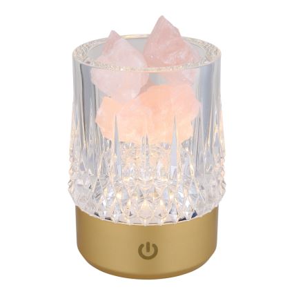 Lampă LED tactilă dimabilă de masă Globo LED/1W/5V 3000K 1200 mAh auriu