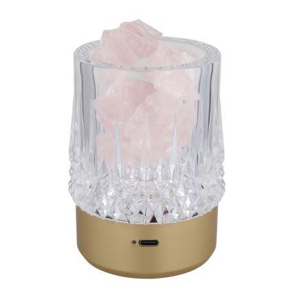 Lampă LED tactilă dimabilă de masă Globo LED/1W/5V 3000K 1200 mAh auriu