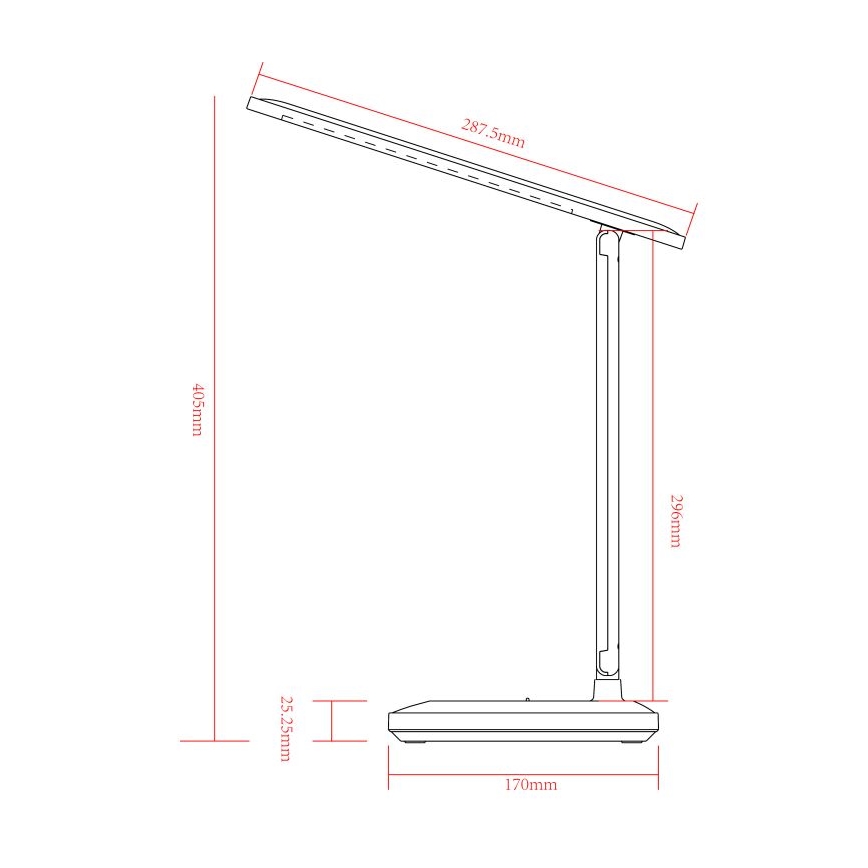 Lampă LED tactilă reîncărcabilă dimabilă de masă LED/3W/5V 2800/4000/6500K 1800 mAh alb