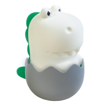 Lampă LED RGB tactilă reîncărcabilă dimabilă pentru copii MegaLight DIGGY DINO LED/5V