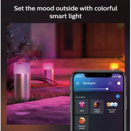 Lampă LED RGBW de exterior dimabilă Hue CALLA LED/8W/230V IP44 Philips