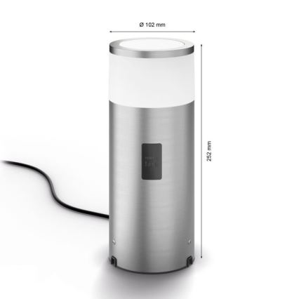 Lampă LED RGBW de exterior dimabilă Hue CALLA LED/8W/230V IP44 Philips