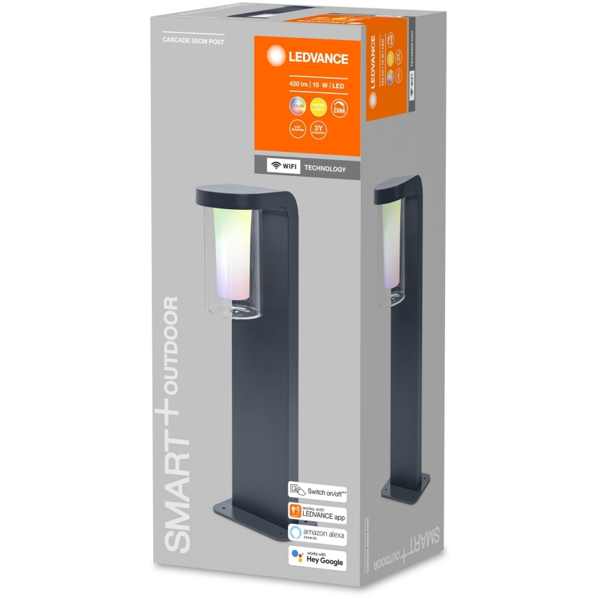 Lampă LED RGBW de exterior dimabilă CASCADE LED/10W/230V IP44 Wi-Fi Ledvance