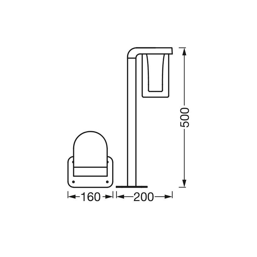 Lampă LED RGBW de exterior dimabilă CASCADE LED/10W/230V IP44 Wi-Fi Ledvance