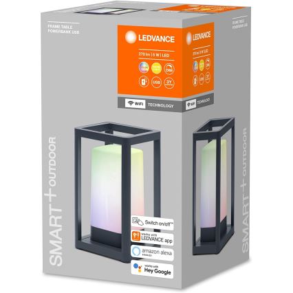 Lampă LED RGBW de exterior dimabilă cu acumulator extern LED/5W/230V Wi-Fi Ledvance