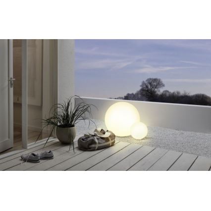 Lampă LED RGBW de exterior Eglo 55788 MONTEROLO-C 1xE27/9W/230V 2700-6500K IP65 d. 50 cm + telecomandă