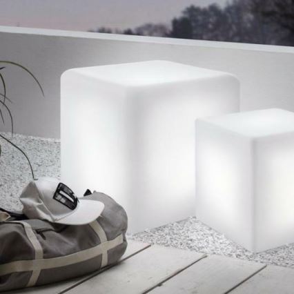 Lampă LED RGBW dimabilă de exterior Eglo 31054 1xE27/9W/230V 40 cm IP65