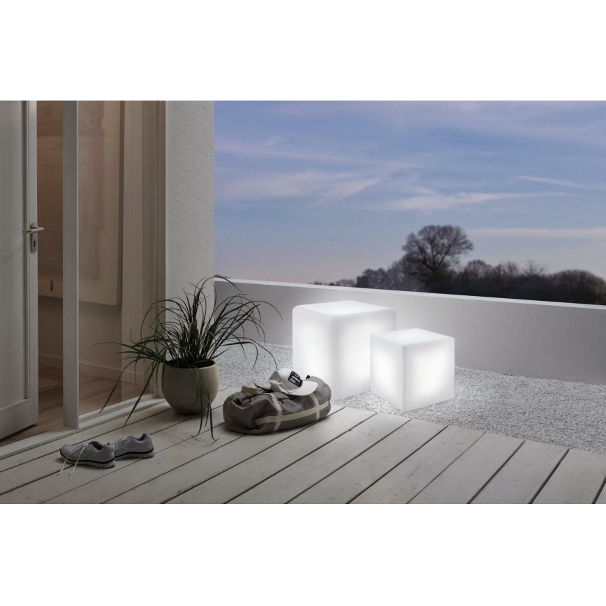 Lampă LED RGBW dimabilă de exterior Eglo 31054 1xE27/9W/230V 40 cm IP65