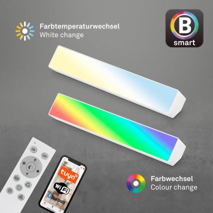Lampă LED RGBW dimabilă de masă LED/9W/230V 3000-6500K Wi-Fi Tuya Brilo + telecomandă