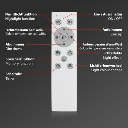 Lampă LED RGBW dimabilă de masă LED/9W/230V 3000-6500K Wi-Fi Tuya Brilo + telecomandă