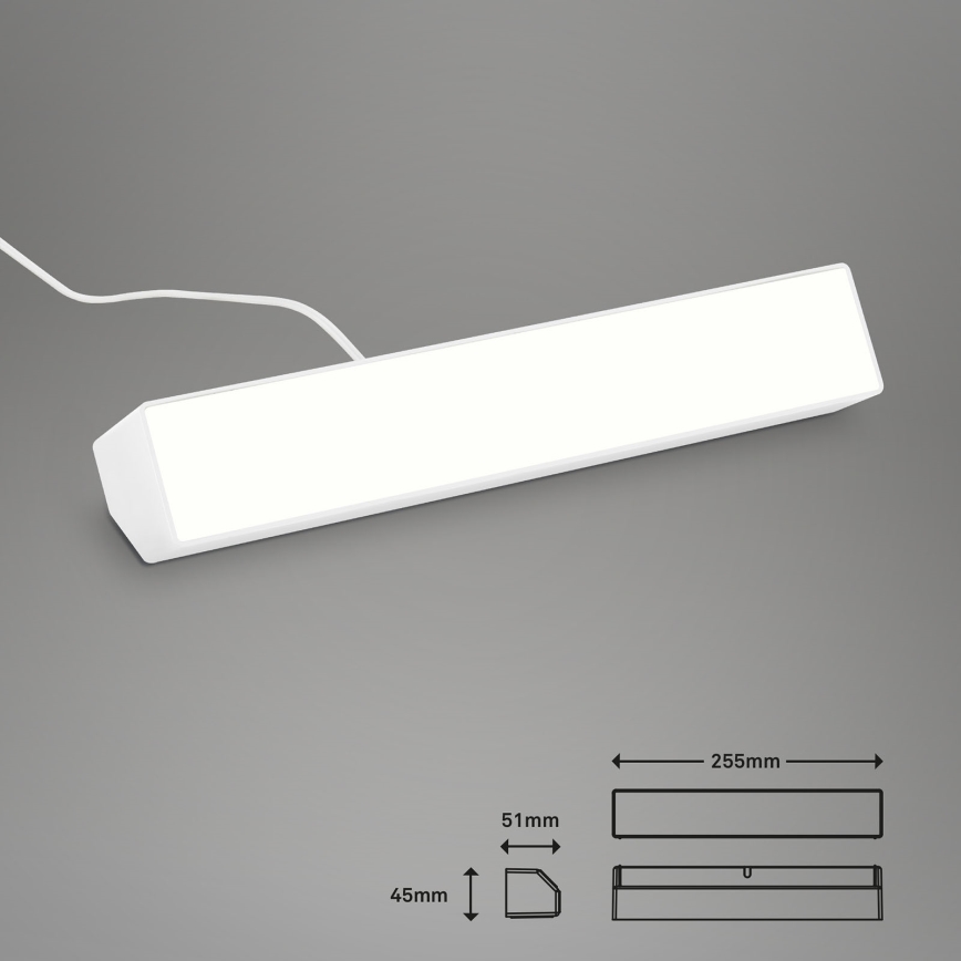 Lampă LED RGBW dimabilă de masă LED/9W/230V 3000-6500K Wi-Fi Tuya Brilo + telecomandă