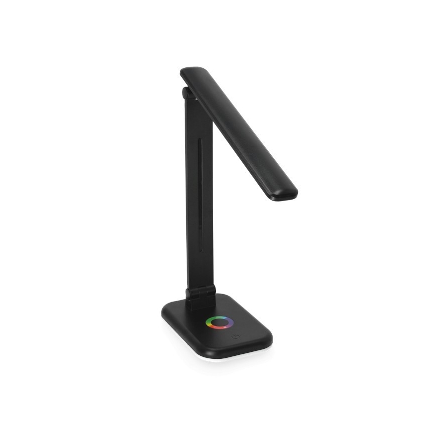 Lampă LED RGBW dimabilă de masă NOBLITE LED/7W/5V 3000/4000/6500K negru