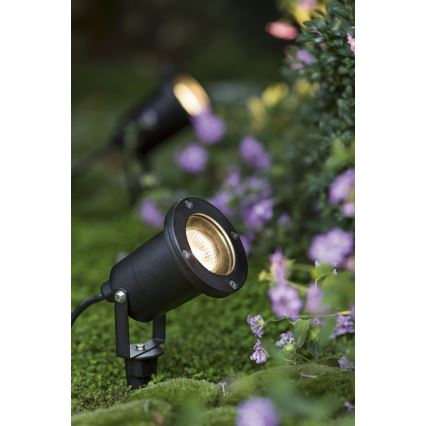 Lampă LED RGBW dimmabilă de exterior BLAKE 1xGU10/4,8W/230V IP65 + telecomandă