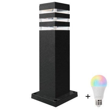 Lampă LED RGBW pentru exterior TEKSAS, reglabilă, 1x E27, 9W, 230V, 2700-6500K, Wi-Fi, 44 cm, IP44, antracit