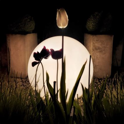 Lampă LED RGBW reglabilă pentru exterior GLOBO, 1xE27/12W/230V, 2700–6500K, Ø 30 cm, IP44, Wi-Fi