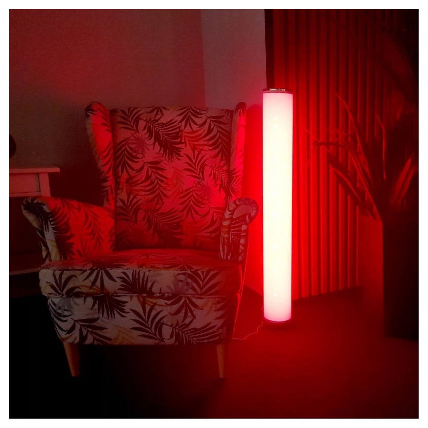 Lampă de podea LED RGBW reglabilă STELLA LED/12W/230V + telecomandă