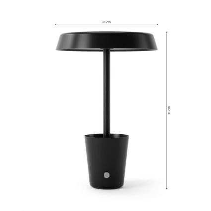 Lampă LED RGBW reîncărcabilă dimabilă de masă Nanoleaf IQ UMBRA CUP LED/6W/5V 2700-6500K USB