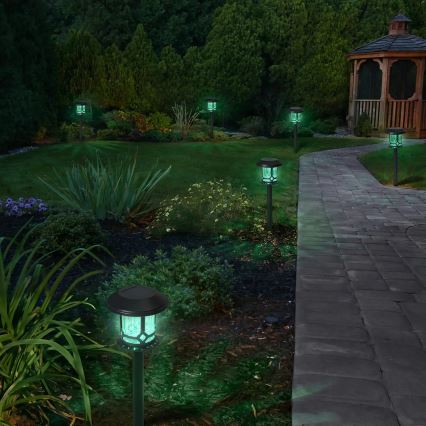 Lampă LED RGBW solară dimabilă SMART+ SOLAR Ledvance LED/0,12W/3,2V 3000-6500K IP44