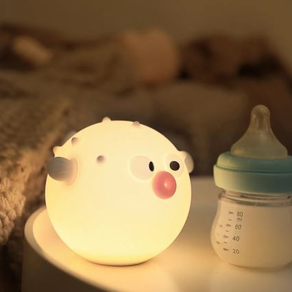 Lampă LED RGBW tactilă dimabilă pentru copii HELI LED/1W/5V USB 1200 mAh albastru