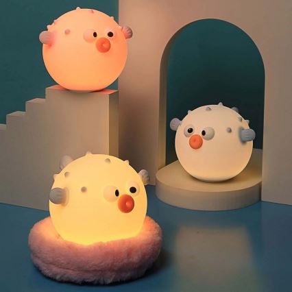 Lampă LED RGBW tactilă dimabilă pentru copii HELI LED/1W/5V USB 1200 mAh albastru