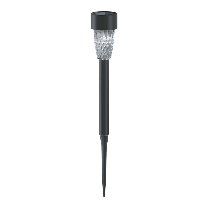 Lampă LED solară Aigostar LED/0,006W/1,2V 40 mAh 29,7 cm negru 6500K IP44