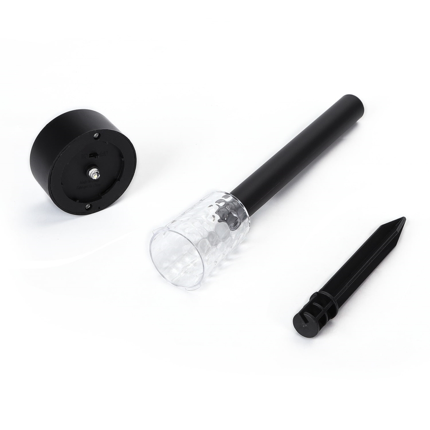 Lampă LED solară Aigostar LED/0,06W/2V 32,7 cm 6500K IP44 600 mAh negru