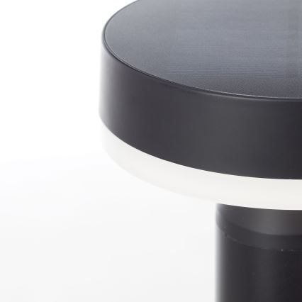 Lampă LED solară cu senzor Brilliant MAGUA LED/4W/3,7V 2000 mAh 50,2 cm IP44 negru