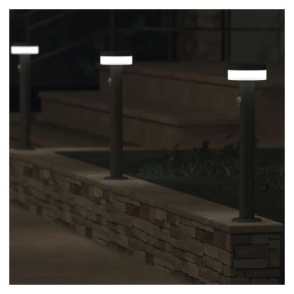 Lampă LED solară cu senzor LED/2W/3,7V 1200 mAh IP44 50 cm