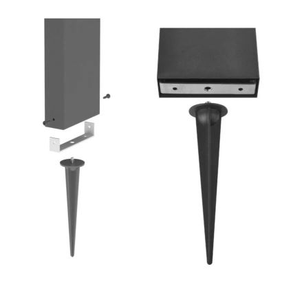 Lampă LED solară cu senzor LED/4,4W/3,7V 2200 mAh IP44