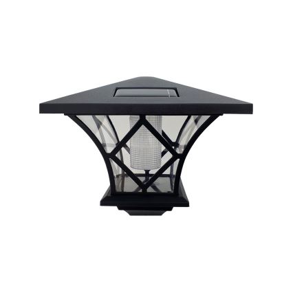 Lampă LED solară de exterior 3 în 1 LED/1,2V 200 mAh IP44 negru