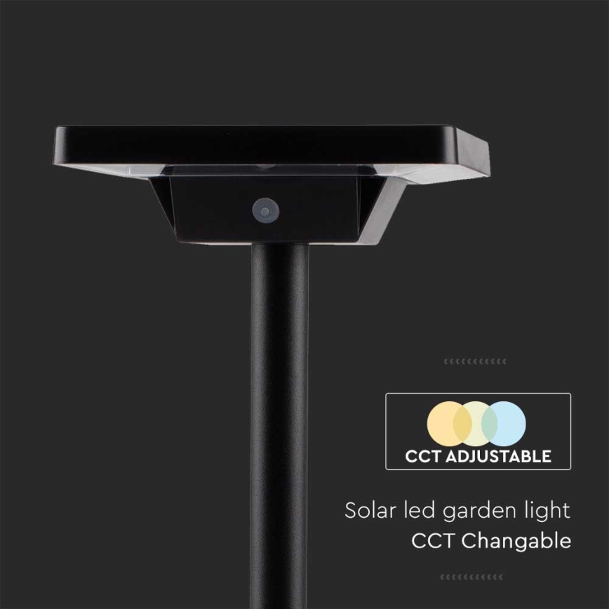 Lampă LED solară de exterior 2 în 1 LED/2W/3,7V IP65 3000/4000/6500K