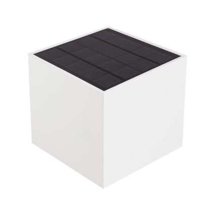 Lampă de perete solară LED cu senzor, 9W, 5V, 3000/4000/5000K, IP65, acumulator 2600 mAh, alb