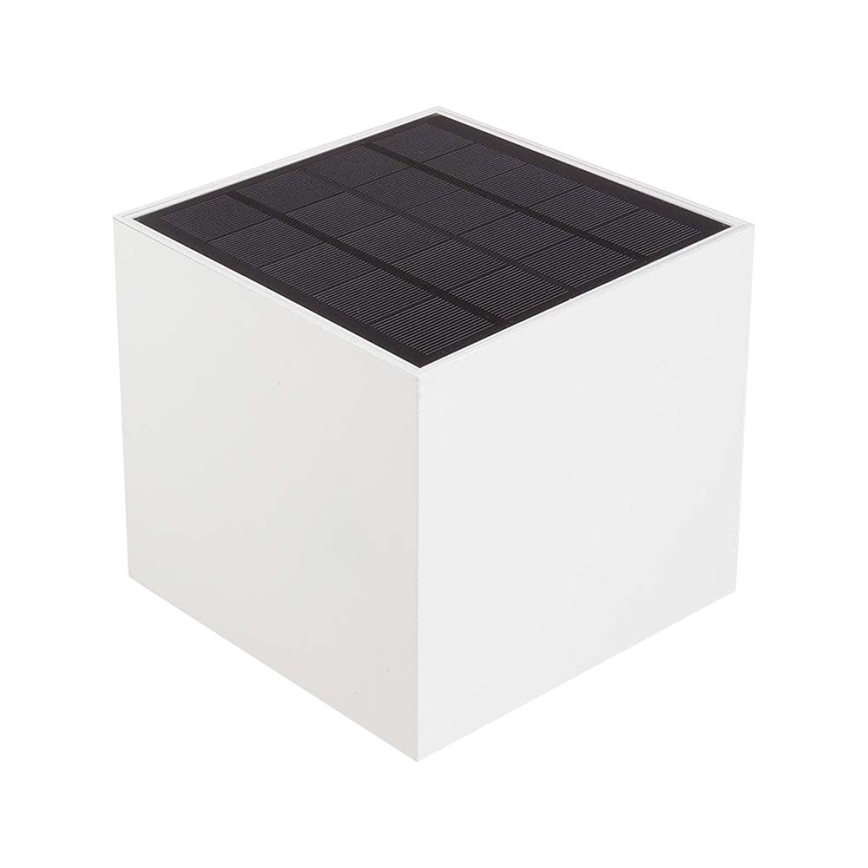 Lampă de perete solară LED cu senzor, 9W, 5V, 3000/4000/5000K, IP65, acumulator 2600 mAh, alb