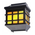 Lampă LED solară de perete cu senzor de amurg, 1,2 V, 600 mAh, IP44