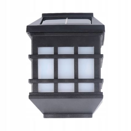 Lampă LED solară de perete cu senzor de amurg, 1,2 V, 600 mAh, IP44