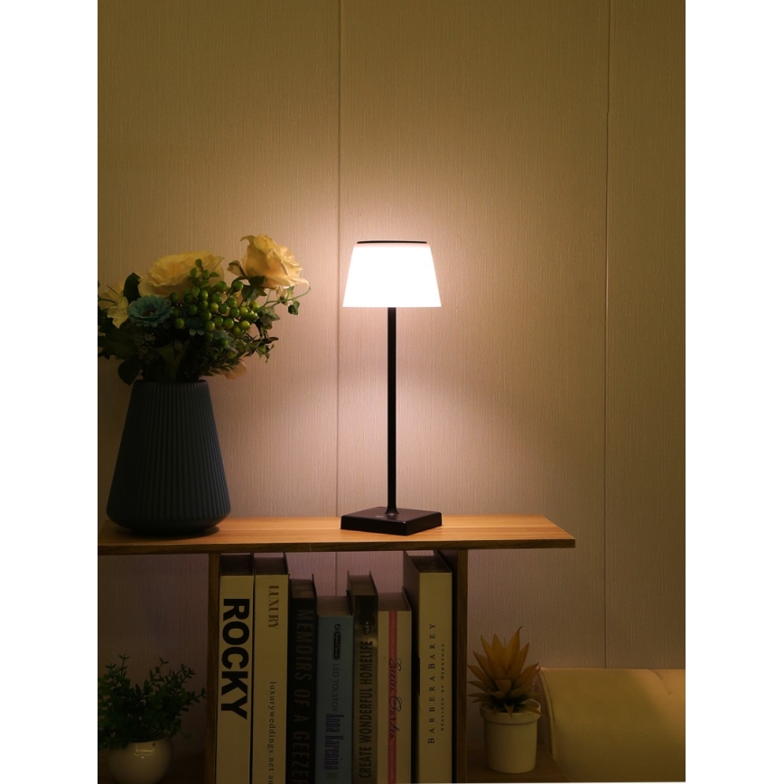 Lampă LED solară dimabilă de exterior cu senzor LED/4W/5V IP44 3600 mAh