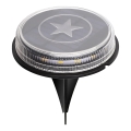 Lampă LED solară LED/0,6W/5,5V 24,5 cm 3200K IP66 negru