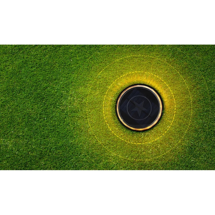 Lampă LED solară LED/0,6W/5,5V 24,5 cm 3200K IP66 negru