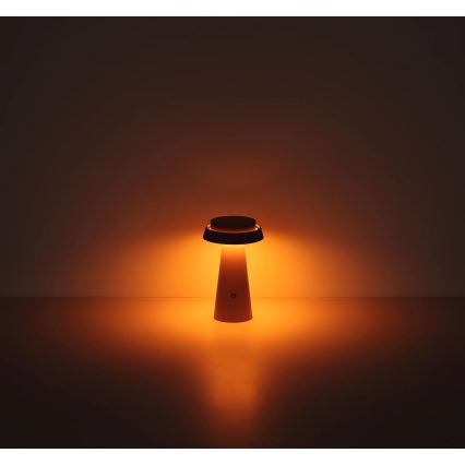 Lampă LED solară tactilă dimabilă Globo LED/4W/3,7W IP54 roz