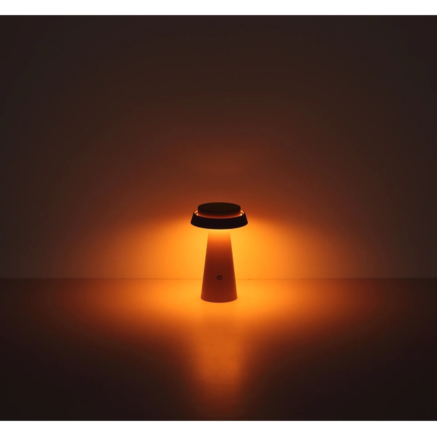 Lampă LED solară tactilă dimabilă Globo LED/4W/3,7W IP54 roz